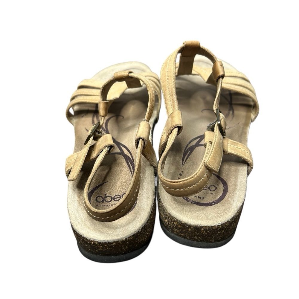 Abeo Brown Leather Bio System Bara Sandals Tan Women’s Size 8.5​ Strappy Comfort - Picture 4 of 6
